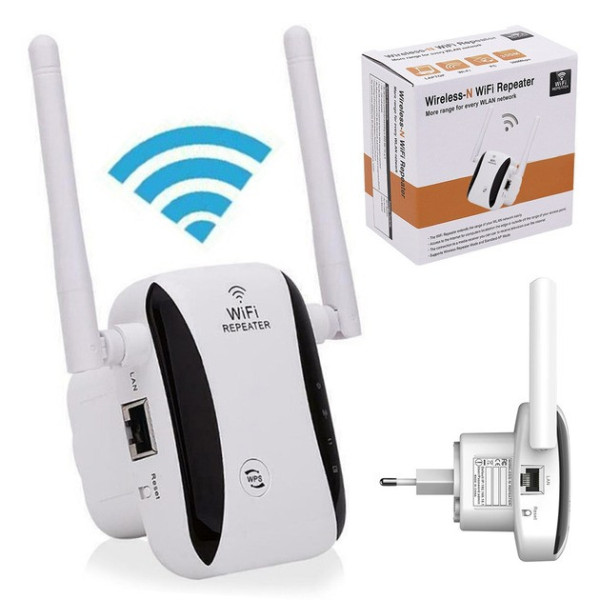 Репитер Wi-Fi LV-WR29 с вилкой для розетки и функцией увеличения диапазона беспроводного сигнала