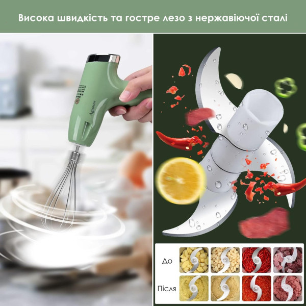 Ручной электрический миксер Agitator RD-138 с аккумулятором