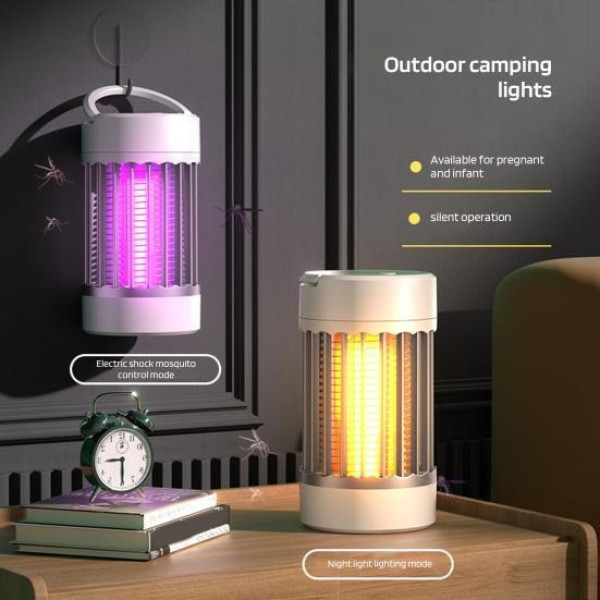 Электрический уничтожитель комаров Camping Mosquito Lamp с USB зарядкой для кемпинга