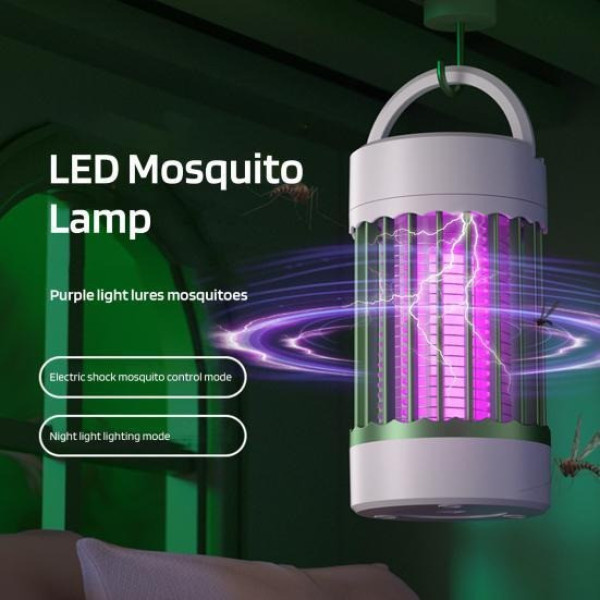 Электрический уничтожитель комаров Camping Mosquito Lamp с USB зарядкой для кемпинга