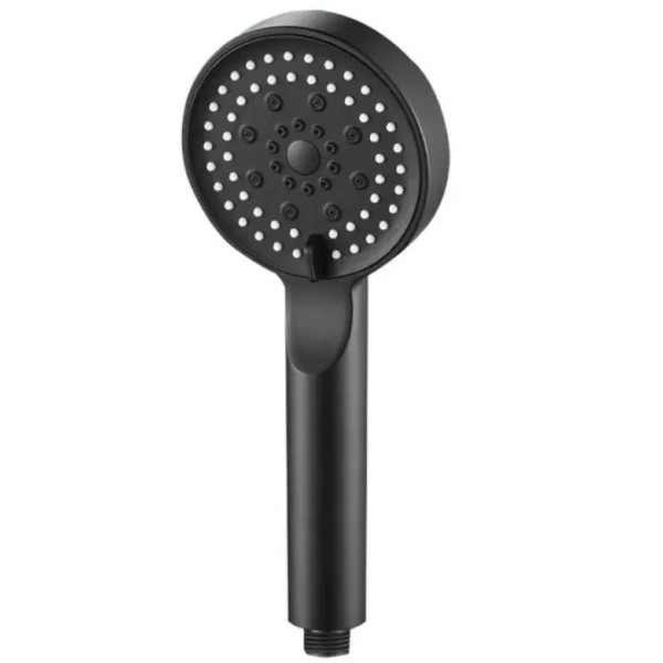 Лійка для душу з тримачем і шлангом Shower set чорна для ванної кімнати, 4 режими