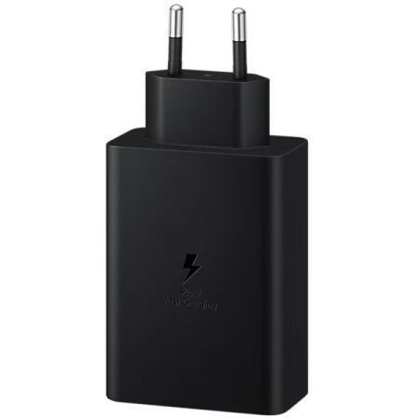 Зарядное устройство 65W Trio 2 Type-C/USB-A с поддержкой быстрой зарядки PD 3.0/SFC/AFC Черное