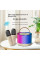 Бежева Bluetooth-колонка K52 для караоке, з RGB-підсвіткою 2 мікрофони
