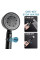 Лійка для душу з тримачем і шлангом Shower set чорна для ванної кімнати, 4 режими
