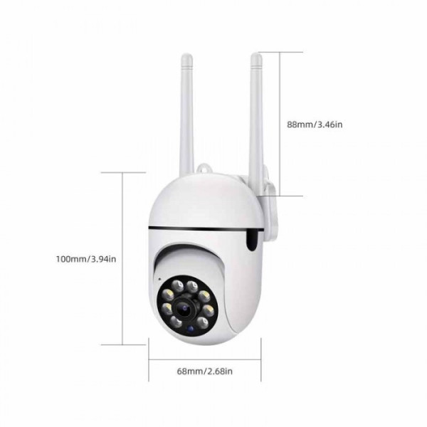 Камера PTZ WiFi с поворотной головкой и управлением через приложение A1-WIFI/IPC-E27-3 2 Мп