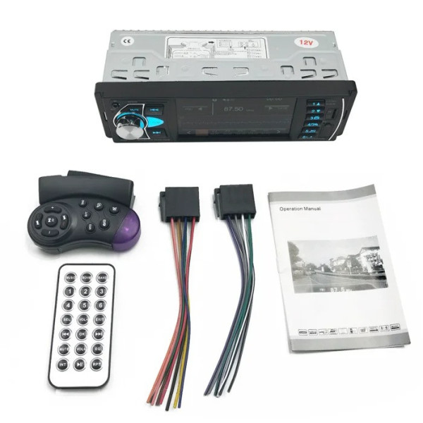 Автомагнитола MP5 с Bluetooth, экран 4.1", 1 DIN 4022D
