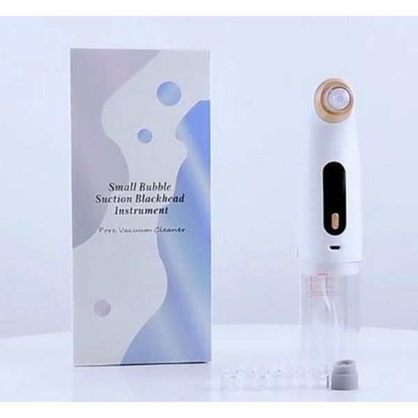 Вакуумный аппарат для чистки кожи лица с насадками Profi Care X19 белый