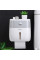 Пластиковый держатель туалетной бумаги с верхней полкой Ecoco Towel Holder AA2-2