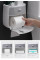 Пластиковый держатель туалетной бумаги с верхней полкой Ecoco Towel Holder AA2-2