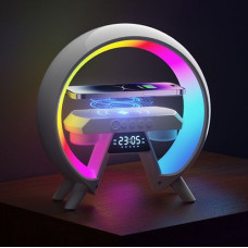 Нічник акумуляторний із бездротовою зарядкою і RGB-підсвіткою Light Sound Machine XM-X63