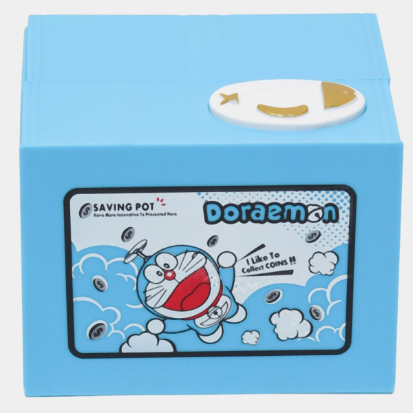 Скарбничка дитяча інтерактивна DORAEMON на батарейках для монет і дрібниць