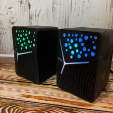 Колонки 2.0 для ПК і ноутбуків з USB і RGB-підсвіткою JEDEL S554