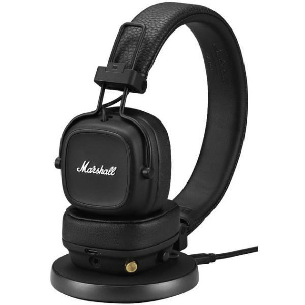 Наушники складные Bluetooth Marshall Major IV черные
