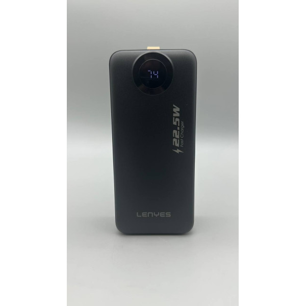 Power Bank LENYES PX387D внешний аккумулятор 30000 мАч компактный