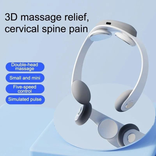Массажер электромассажер для шеи Neck Massager PR-A09, импульсный миостимулятор