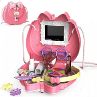 Набор детской косметики Kids Pretend Toy Bag с зеркалом и сумочкой розовый