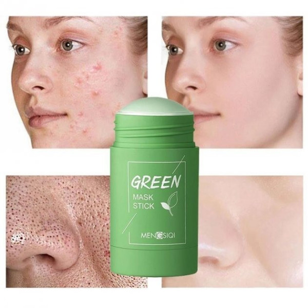 Маска-стик для лица от акне и черных точек Green Mask Stick зеленая