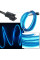 Подсветка неоновая гибкая для авто салона 5 м USB голубая холодная