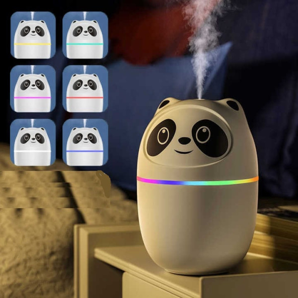 Увлажнитель воздуха детский ультразвуковой с подсветкой Panda Mist XS-168 белый