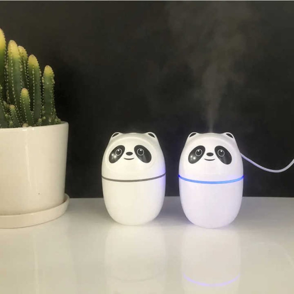 Увлажнитель воздуха детский ультразвуковой с подсветкой Panda Mist XS-168 белый