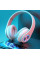 Наушники Bluetooth B39 с RGB подсветкой и встроенным микрофоном, гарнитура черно-белая