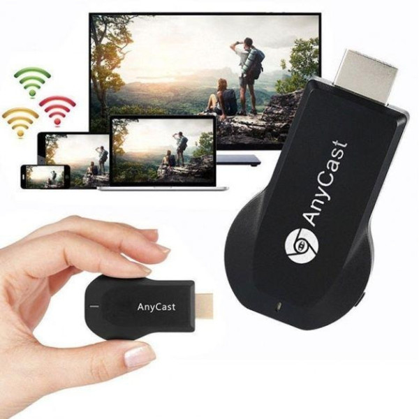 Медиаплеер AnyCast Miracast 4K 1080p 5G с Wi-Fi и двухъядерным процессором M100