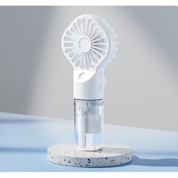 Портативный мини-вентилятор Handy Mini Fan LY-598 с распылителем воды, аккумуляторный, USB, 2 скорости