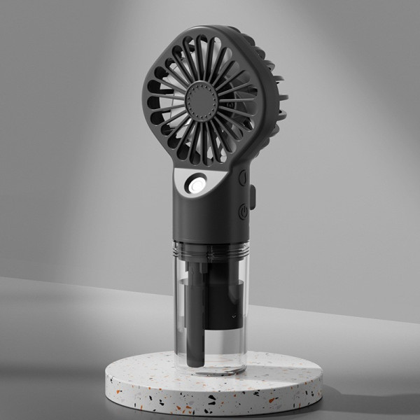 Портативный мини-вентилятор Handy Mini Fan LY-598 с распылителем воды, аккумуляторный, USB, 2 скорости
