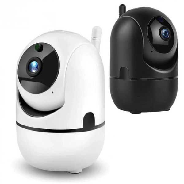 Камера видеонаблюдения CAMERA Wifi QC011 Белая, Беспроводная Поворотная Видеоняня с ИК-подсветкой