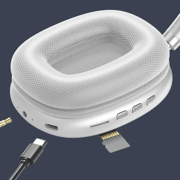 Беспроводные Bluetooth наушники P9 Macaron с микрофоном, MP3, AUX, складные, полноразмерные