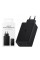 Зарядное устройство 65W Trio 2 Type-C/USB-A с поддержкой быстрой зарядки PD 3.0/SFC/AFC Черное