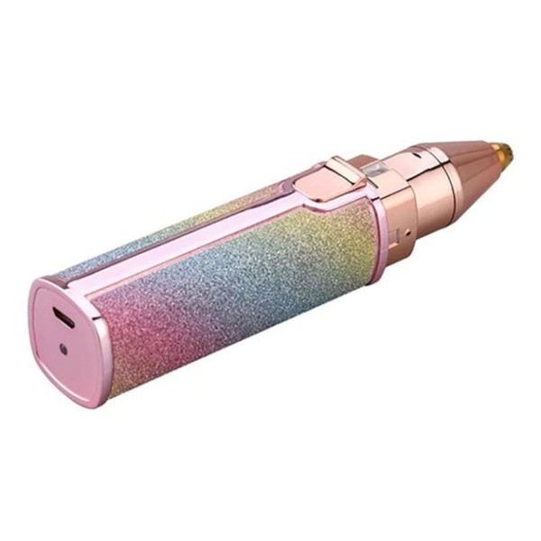 Эпилятор для бровей беспроводной DSP 70209 Женский триммер USB, безболезненная коррекция формы, компактный