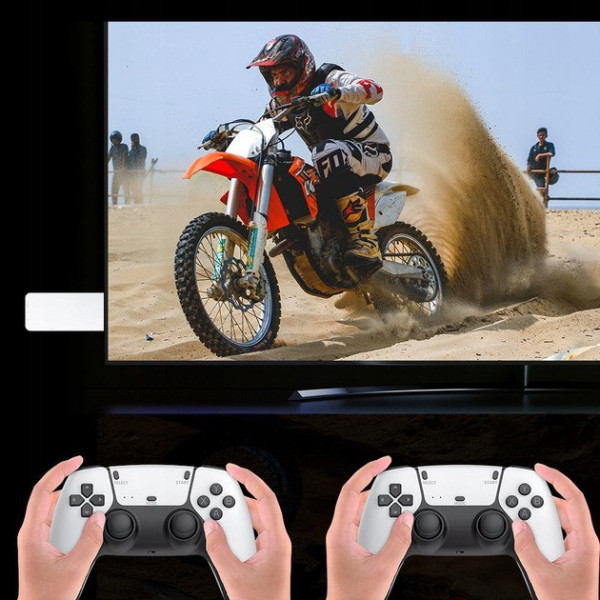 Детская игровая приставка M15 4K 64GB с 20000 игр консоль с двумя беспроводными джойстиками