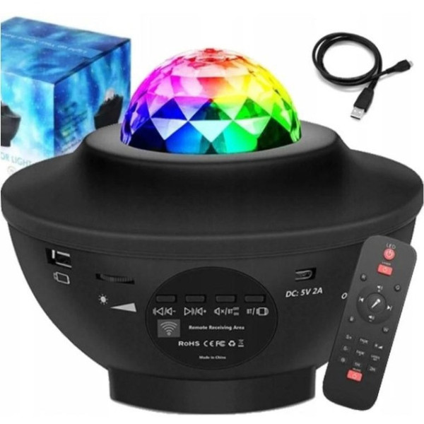 Звездный проектор Falcon Star LED Night Lamp с динамиком Bluetooth, пультом и 21 режимом света