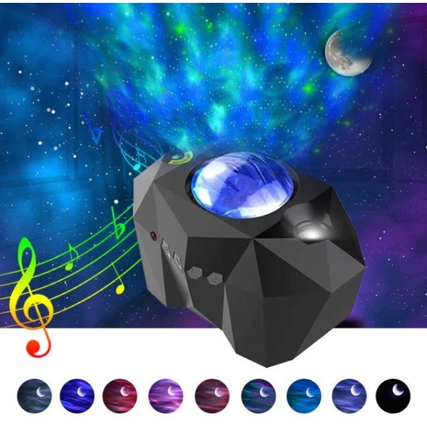 Проектор звездного неба Dream Aurora Star Lights, черный, ночник для детской