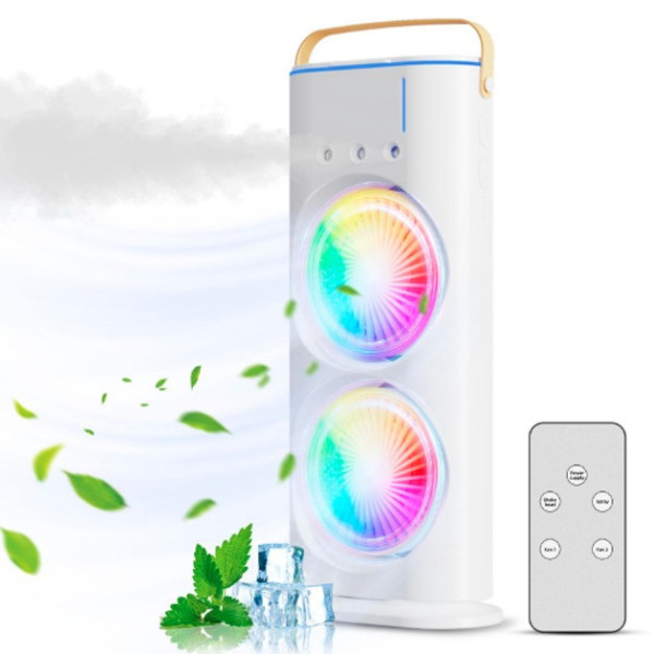 Портативный вентилятор-увлажнитель LY-887 с водяным туманом и LED подсветкой