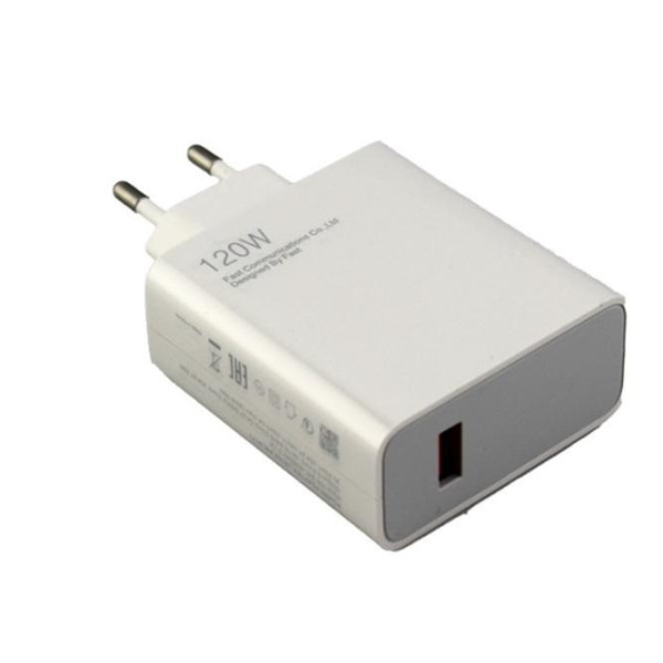 Сетевое зарядное устройство 120W, USB Type-A, поддержка QC 3.0, кабель в комплекте
