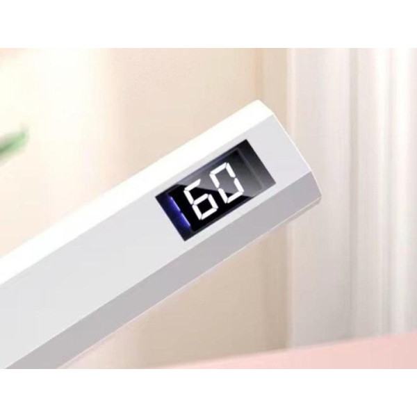USB УФ-лампа-фонарик для сушки ногтей, аккумуляторная, 3W, с таймером и дисплеем