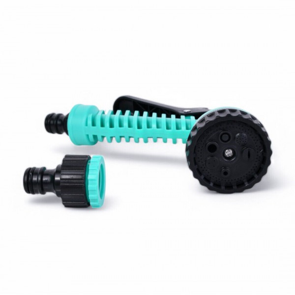 Расширяемый поливочный шланг EXPANDABLE GARDEN HOSE K-75FT 22.5 м с пульверизатором и адаптером