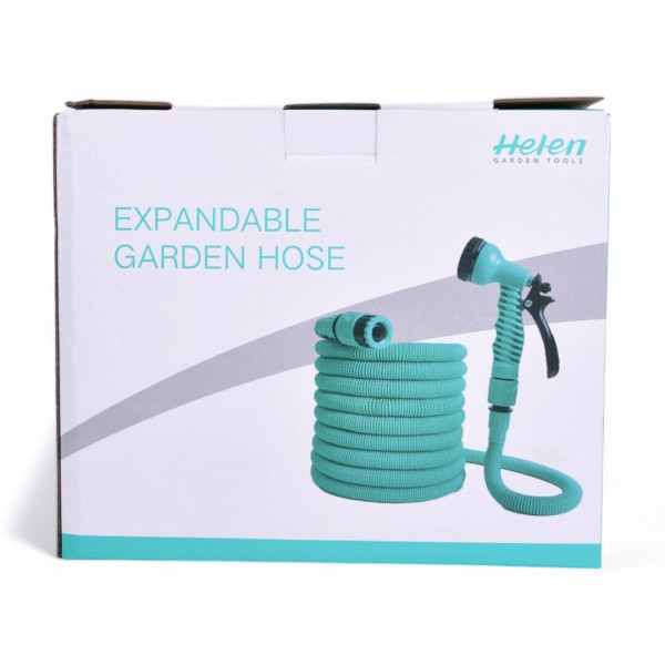 Расширяемый поливочный шланг EXPANDABLE GARDEN HOSE K-75FT 22.5 м с пульверизатором и адаптером