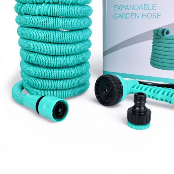 Расширяемый поливочный шланг EXPANDABLE GARDEN HOSE K-75FT 22.5 м с пульверизатором и адаптером