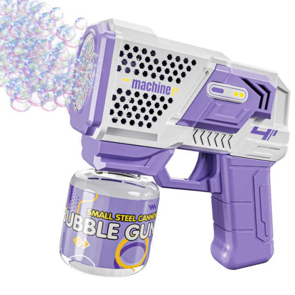 Пистолет Bubble Gun P162 для мыльных пузырей с подсветкой, музыкой и автоматическим запуском