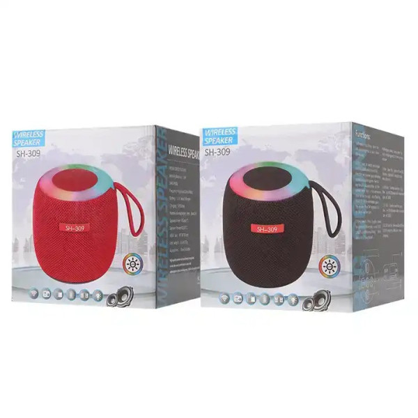 Портативная Bluetooth колонка SH 309 BT 100 Вт с усиленными басами