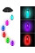 Подвесная солнечная садовая лампа Музыка ветра, 6 LED фонариков, разноцветная подсветка