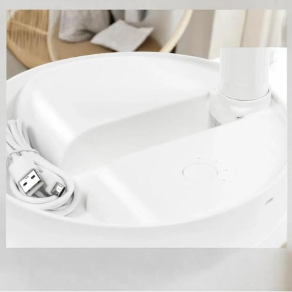 Портативный вентилятор E-Dream USB 7200 mAh, телескопический, 4 режима, белый