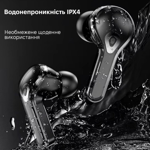 Беспроводные наушники Inspire Air MAX прозрачный кейс LCD сенсорное управление Bluetooth 5.0