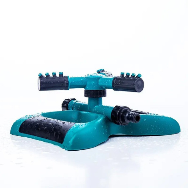 Автоматическая система полива Lawn Sprinkler 360°, регулировка форсунок, для газона