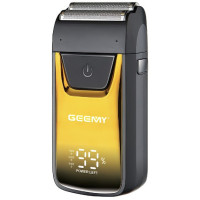 Електробритва Geemy GM-9012 акумуляторна шейвер з дисплеєм для сухого гоління сіткова система
