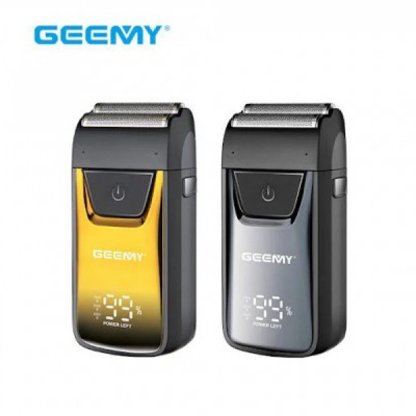 Электробритва Geemy GM-9012 аккумуляторная шейвер с дисплеем для сухого бритья сеточная система
