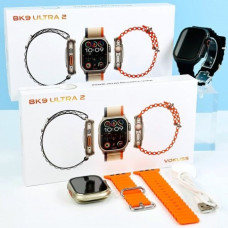 Смарт-годинник BK9 ULTRA 2, 49 мм, AMOLED екран, дзвінки Bluetooth, фітнес-функції, титановий корпус